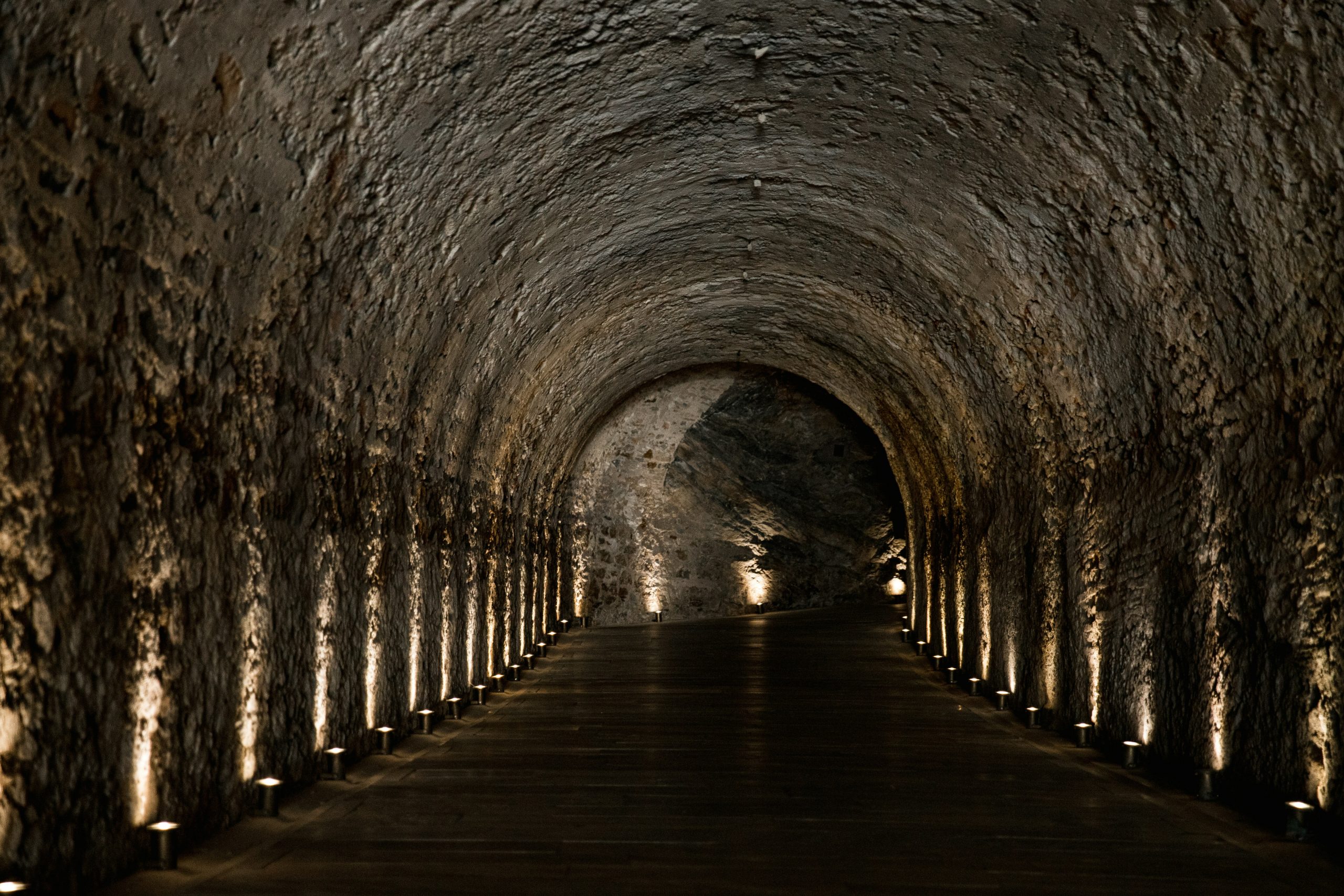 the entrance to a crypt